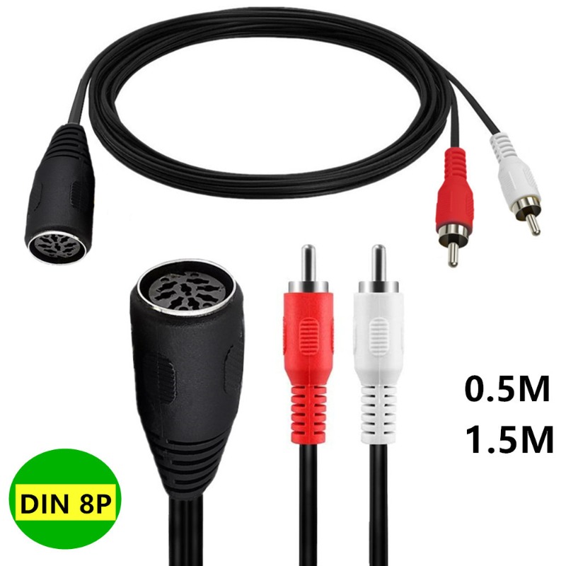 Musical Instrument Old - Grote 8-core DIN 8PIN Female Naar