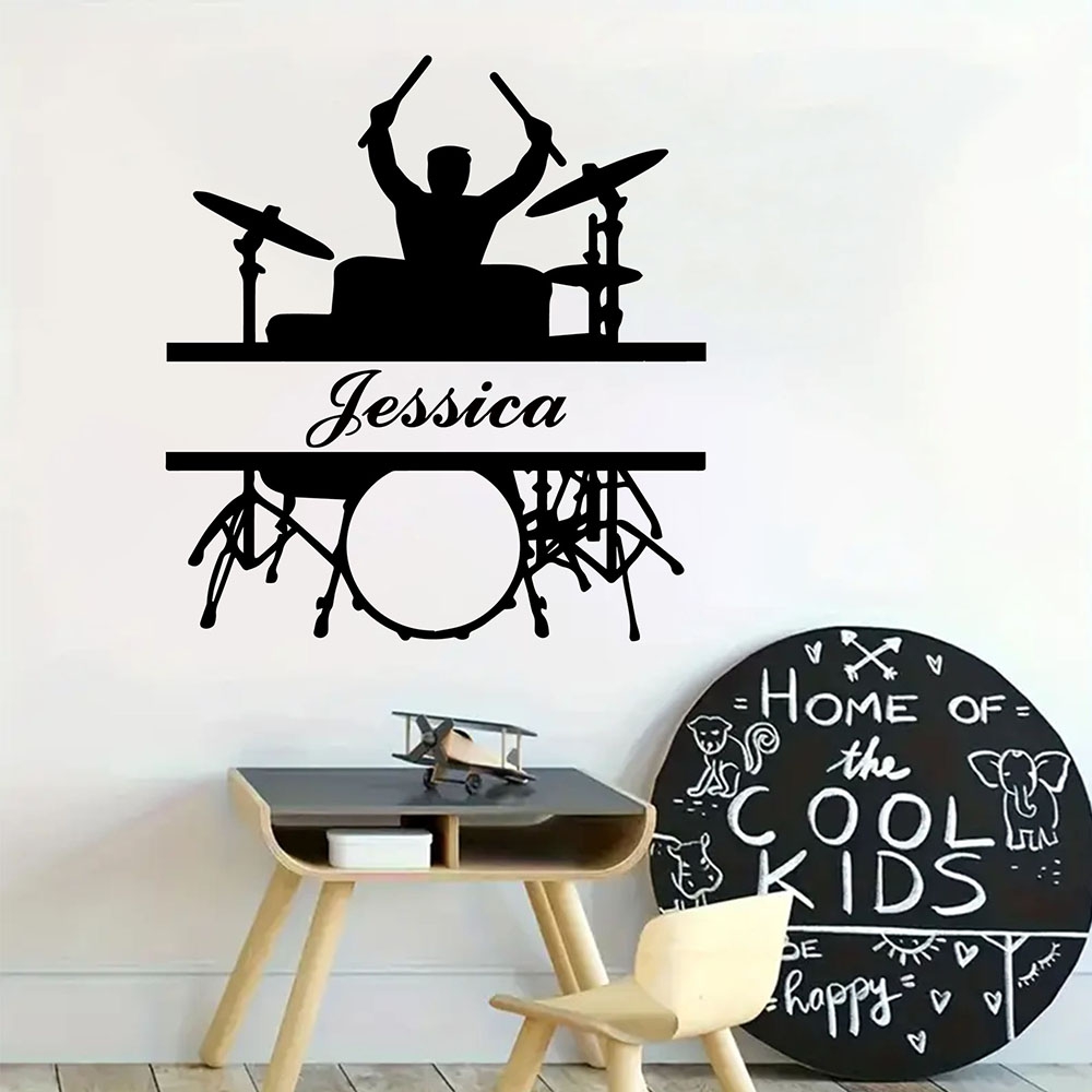 Musical Instrument And Names - 1PC Cartoon muziekinstrument Gepersonaliseerde naam Home