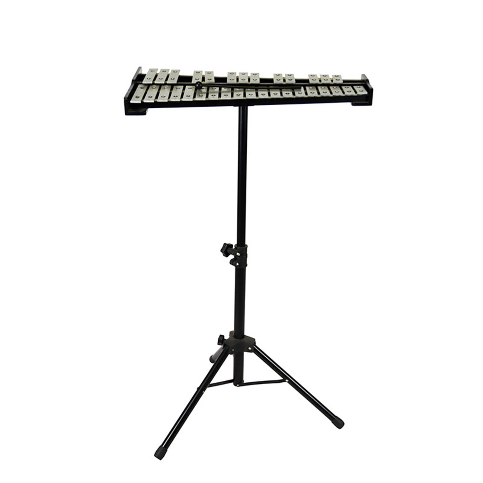 Musical Instrument Glockenspiel - Draagbare percussie-xylofoon 32-noots metalen klokkenspel belinstrument