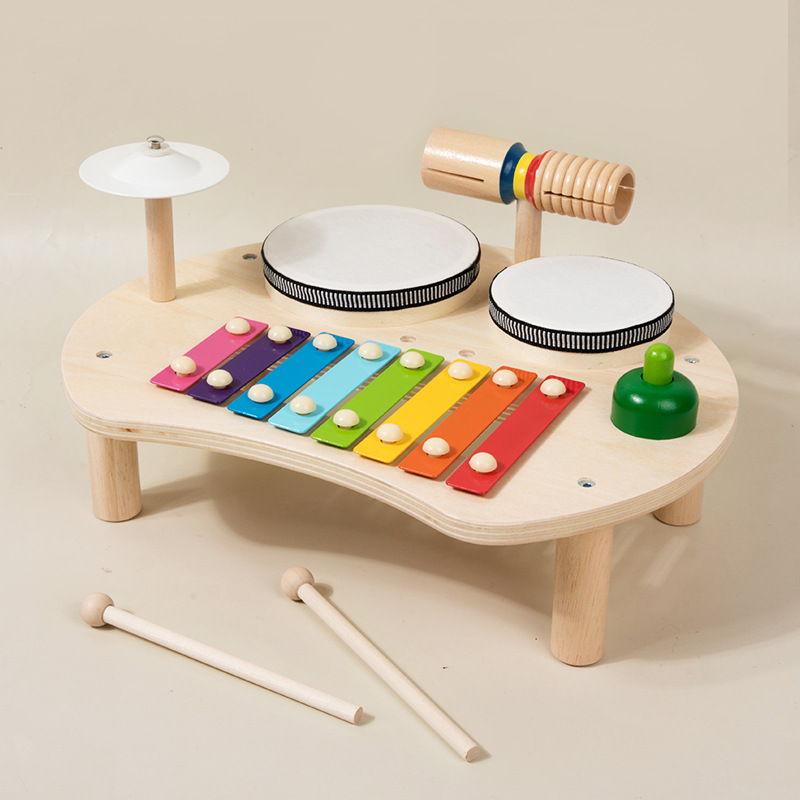 Musical Instrument Old - Multifunctionele babymuziektafel Speelgoed Houten muziekinstrument Speelgoed
