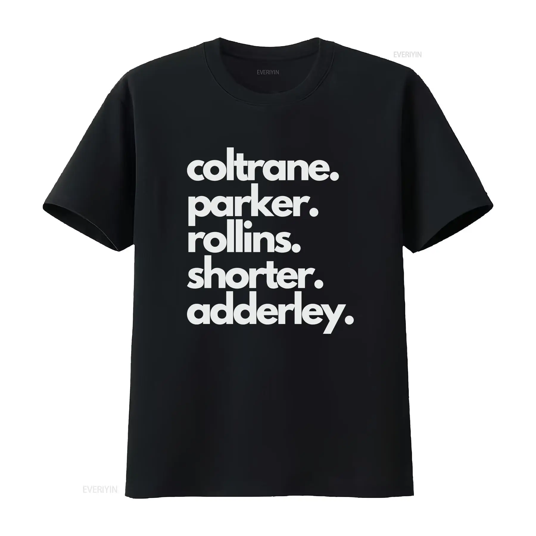 Musical Instrument And Names - Jazz Saxofoon Legende Namen T-shirt Muziek