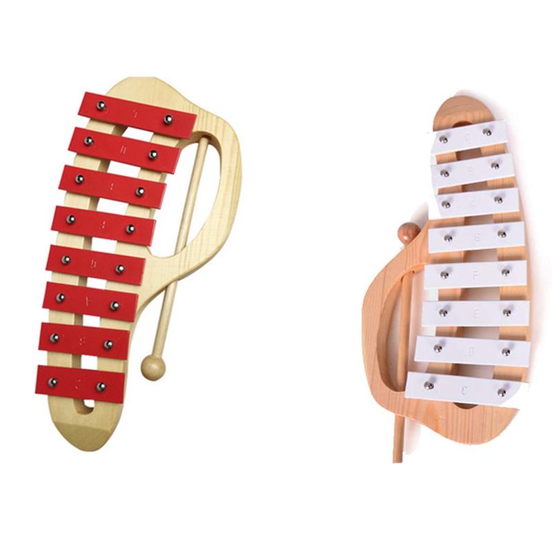Musical Instrument Glockenspiel - AD10 Hand Klop Xylofoon Klokkenspel Met