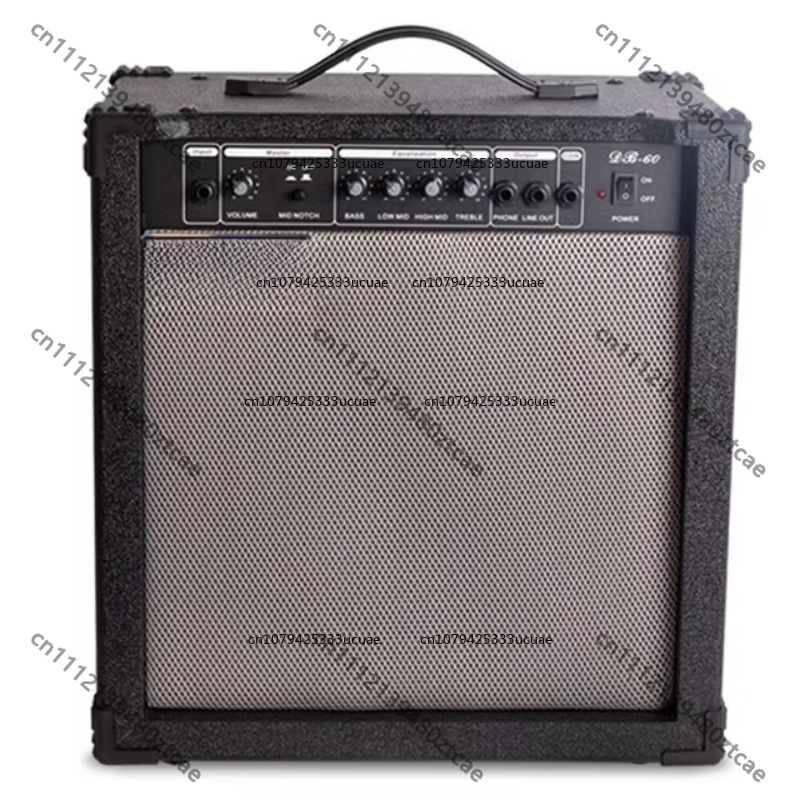 Musical Instrument Band - 60W elektrische basgitaarversterker Draagbare basluidsprekerversterker voor