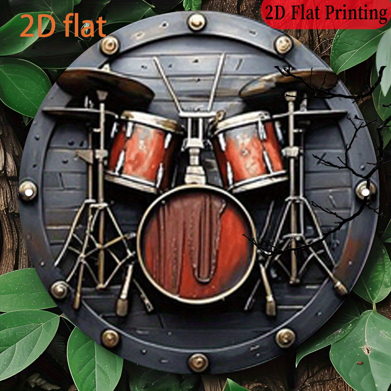 Musical Instrument Band - 2D plat, 1pc, 20,32x20,32 cm 2D