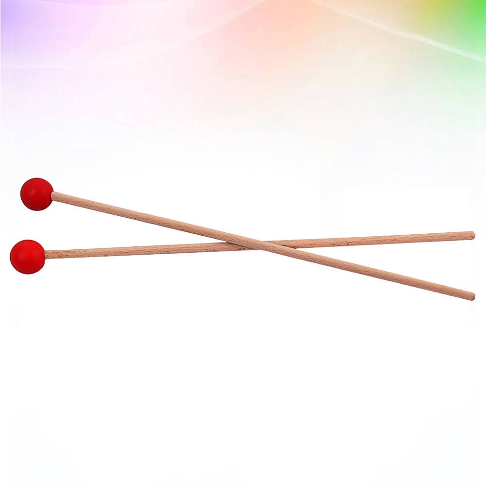 Musical Instrument Glockenspiel - 1 paar grote trommelhamers met houten