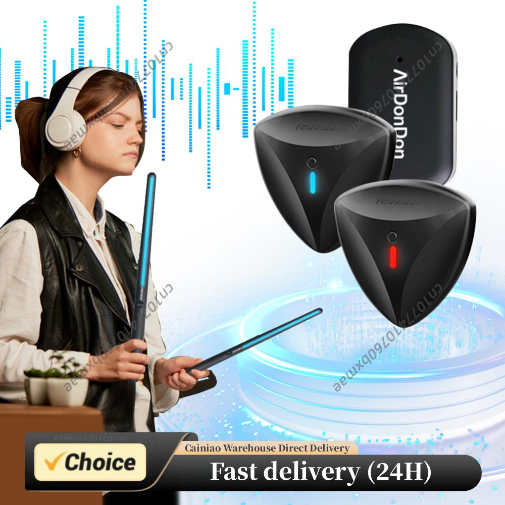 Musical Instrument Virtual - Draagbare luchtdrumset Luchtdrumadapter Bluetooth-compatibele virtuele drumsticks