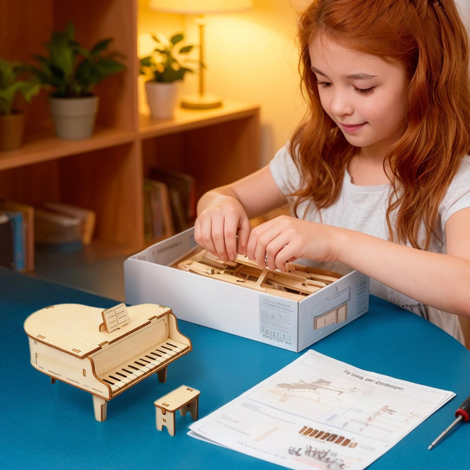 Musical Instrument Old - DIY Muziekdoos Kit Houten Instrument Model