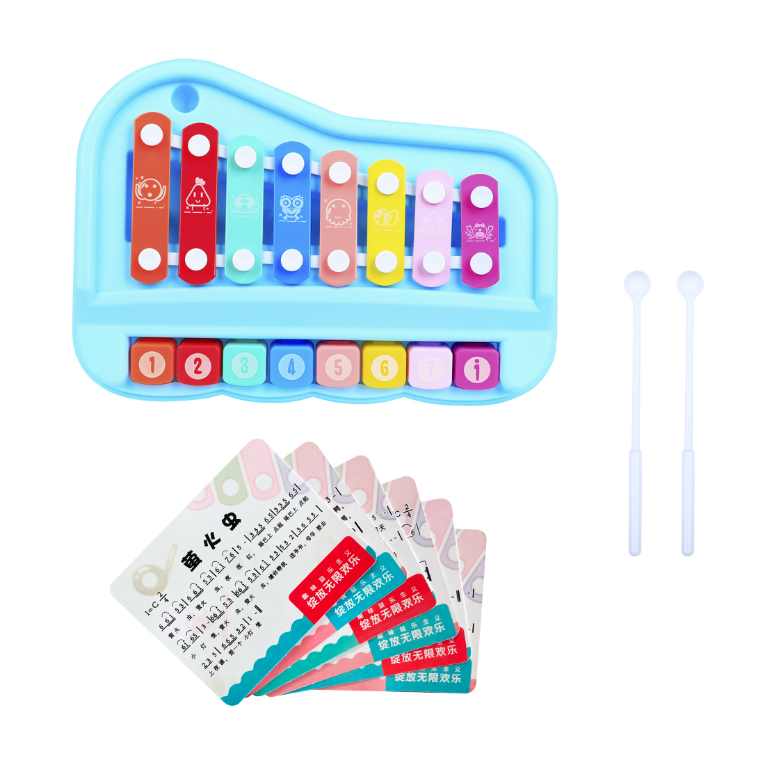 SY-73 Kids Xylofoon 8 Noten Gl - Musical Instrument Glockenspiel recensie en prijs