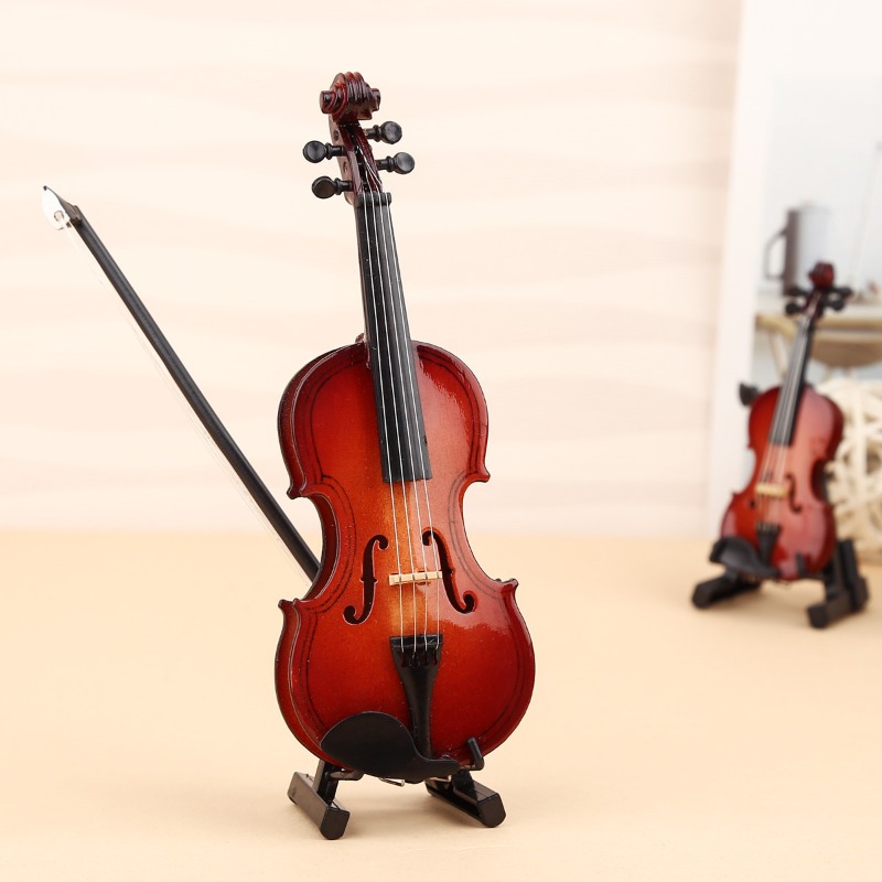 Tiny Viool Beeldje Handgemaakt - Musical Instrument Old recensie en prijs