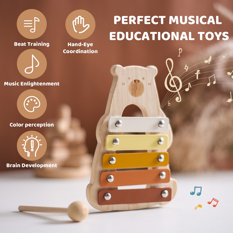 Cartoon Beer 5 Toetsen Compact - Musical Instrument Glockenspiel recensie en prijs