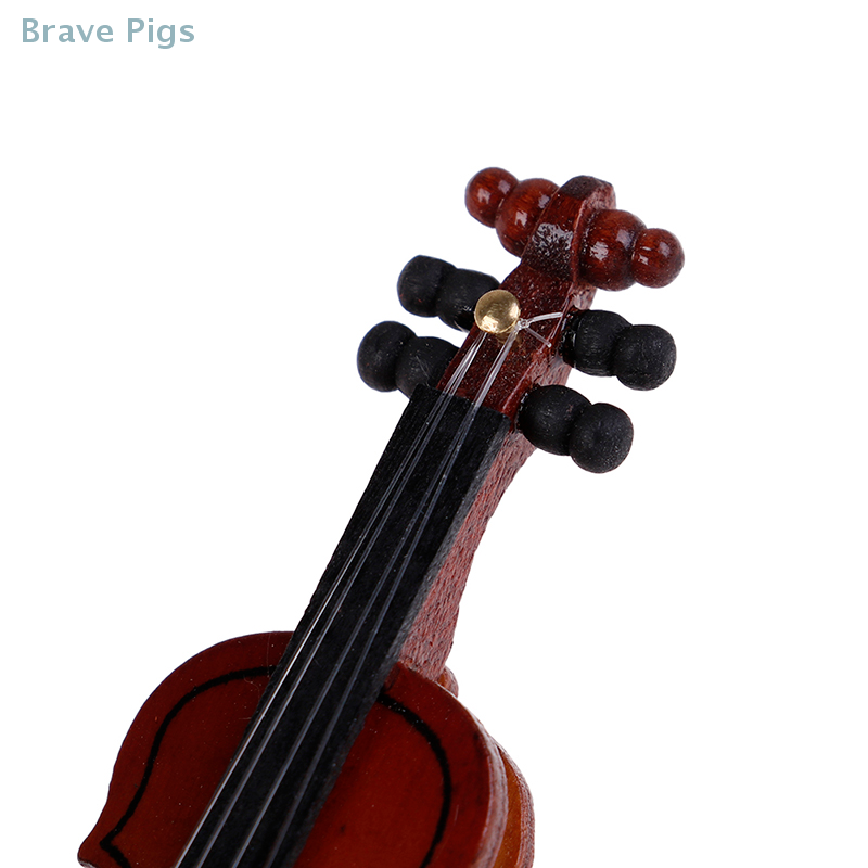 Poppenhuis Viool Mini Houten I - Musical Instrument Old recensie en prijs