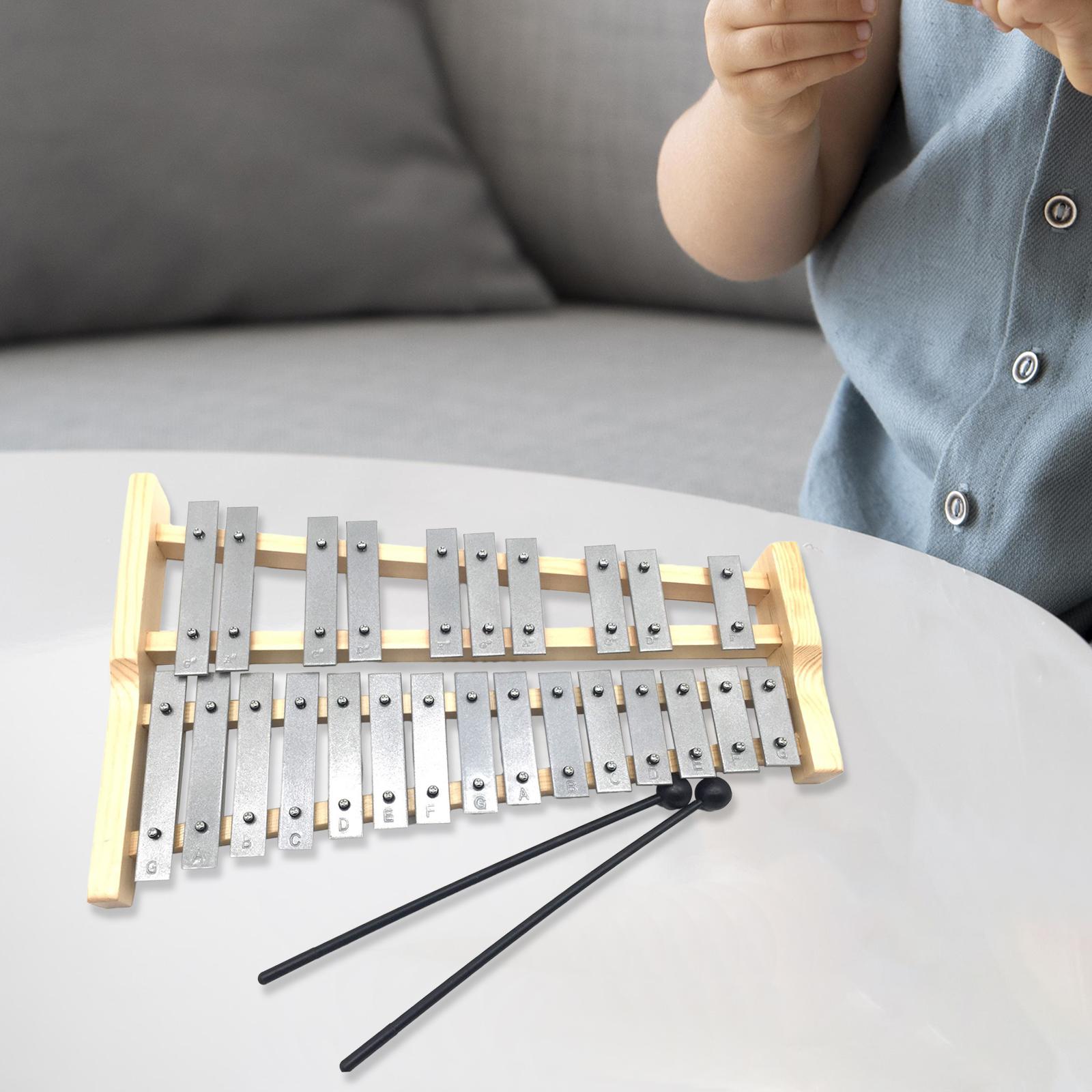 25 noten metalen toetsen Xylof - Musical Instrument Glockenspiel recensie en prijs
