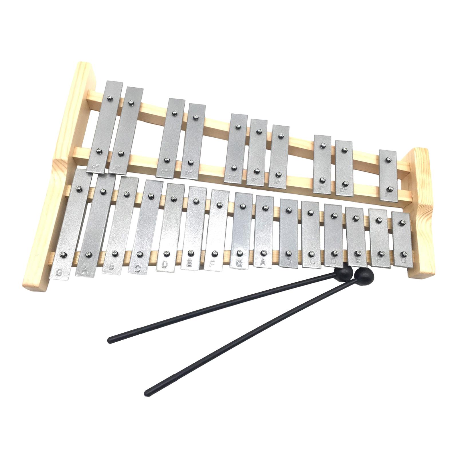 25 noten metalen toetsen Xylof - Musical Instrument Glockenspiel recensie en prijs