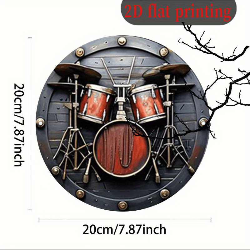2D plat, 1pc, 20,32x20,32 cm 2 - Musical Instrument Band recensie en prijs