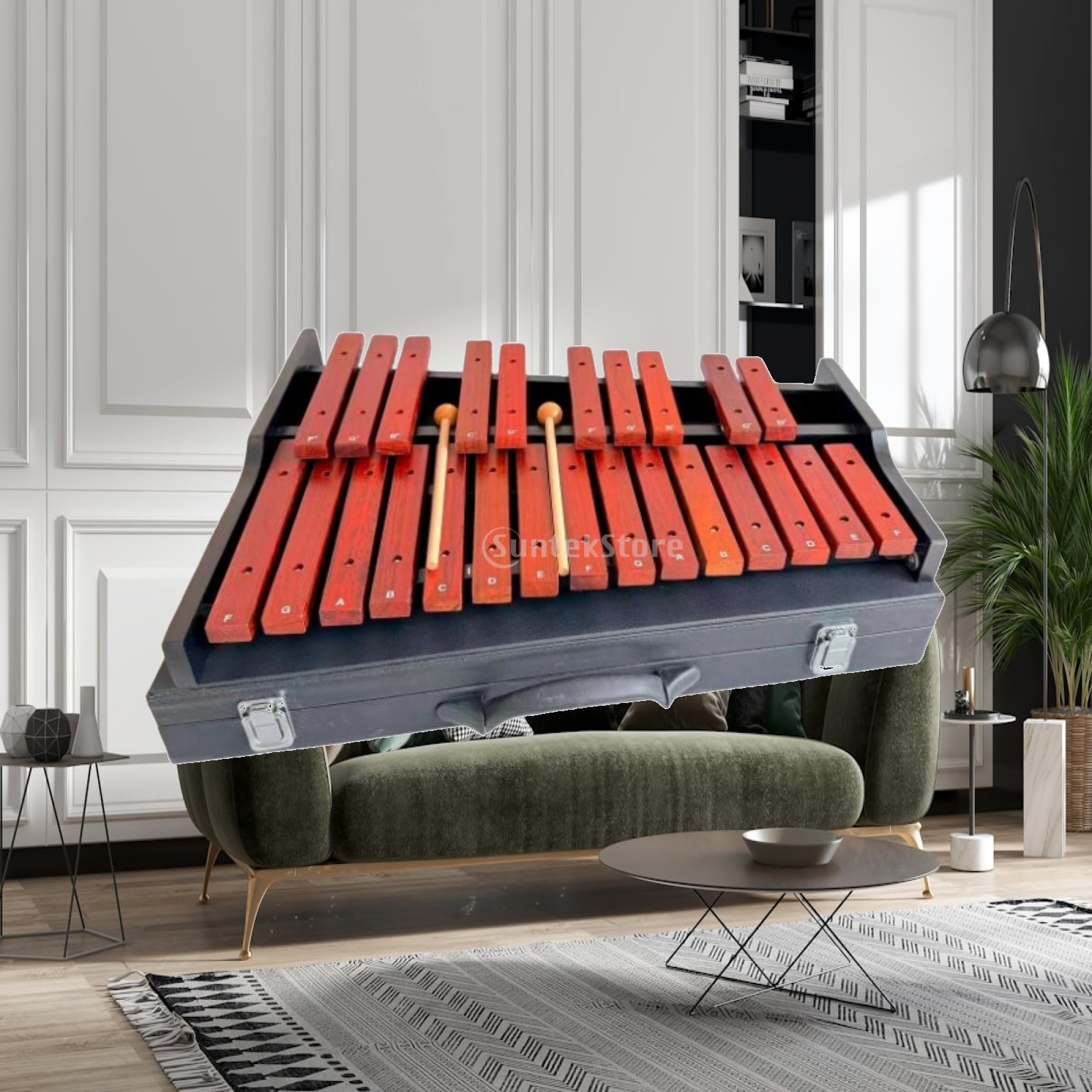 Lichtgewicht klokkenspel met h - Musical Instrument Glockenspiel recensie en prijs