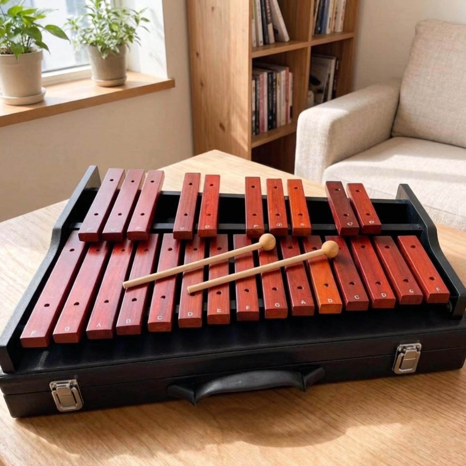 Lichtgewicht klokkenspel met h - Musical Instrument Glockenspiel recensie en prijs